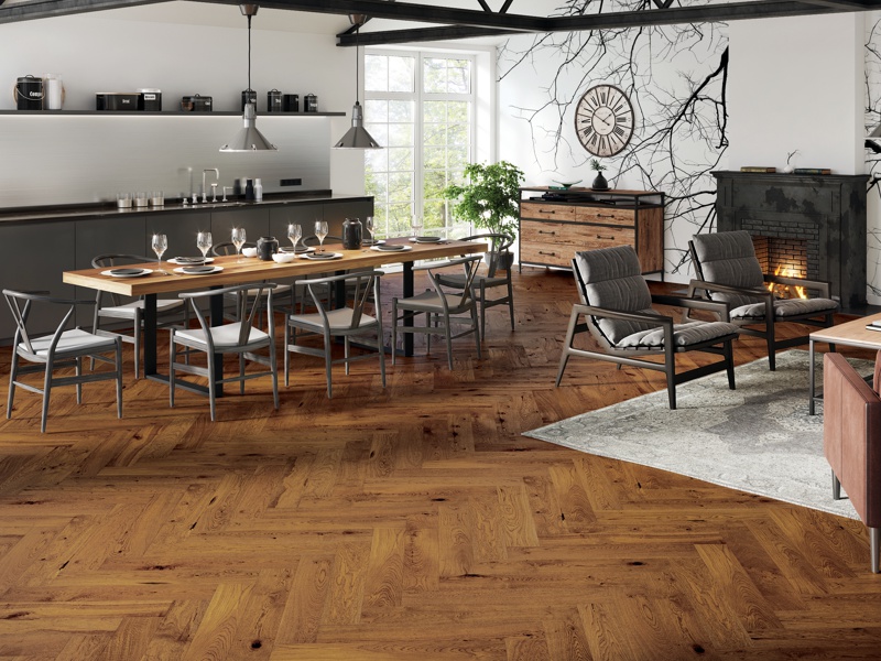 Brown Sugar Herringbone